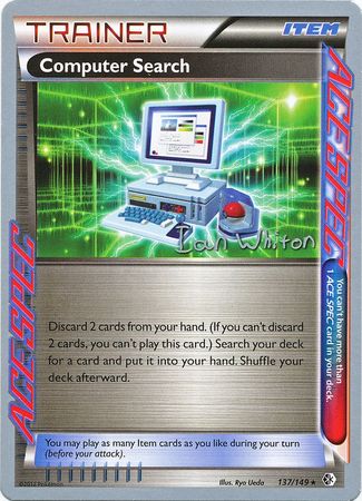 Computer Search (137/149) (American Gothic - Ian Whiton) [World Championships 2013] | Jomio and Rueliete's Cards and Comics