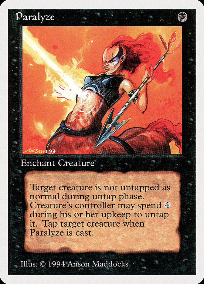 Paralyze [Summer Magic / Edgar] | Jomio and Rueliete's Cards and Comics