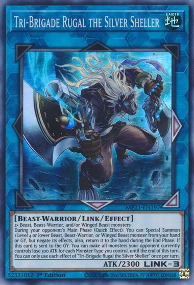 Tri-Brigade Rugal the Silver Sheller [MP21-EN197] Super Rare | Jomio and Rueliete's Cards and Comics