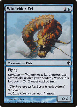 Windrider Eel [Zendikar] | Jomio and Rueliete's Cards and Comics