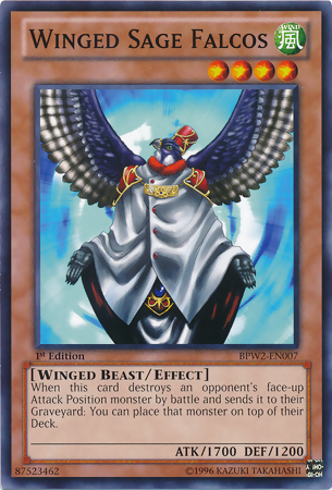 Winged Sage Falcos [BPW2-EN007] Common | Jomio and Rueliete's Cards and Comics