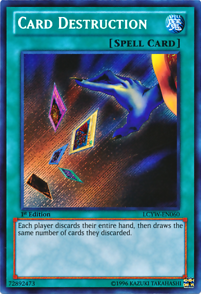 Card Destruction [LCYW-EN060] Secret Rare | Jomio and Rueliete's Cards and Comics