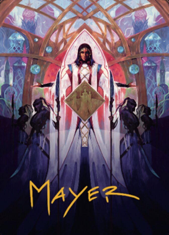 Kayla's Command Art Card (Gold-Stamped Signature) [The Brothers' War Art Series] | Jomio and Rueliete's Cards and Comics