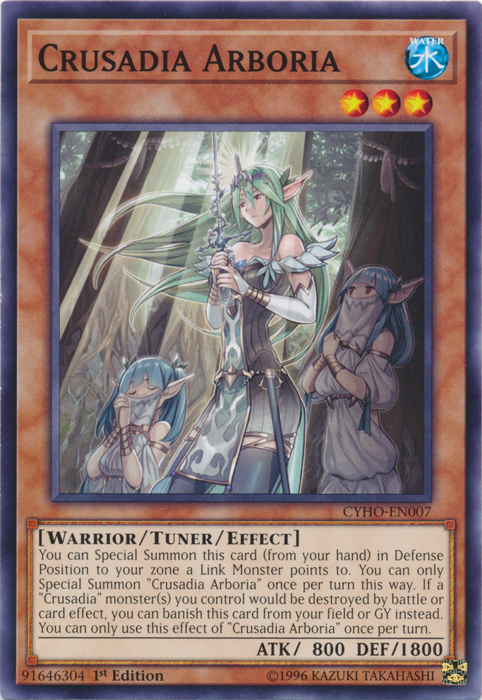 Crusadia Arboria [CYHO-EN007] Common | Jomio and Rueliete's Cards and Comics