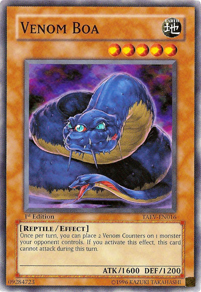 Venom Boa [TAEV-EN016] Common | Jomio and Rueliete's Cards and Comics