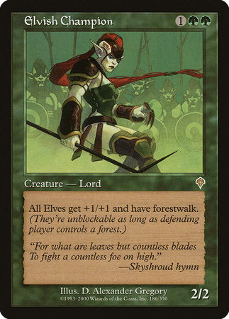 Elvish Champion [Invasion] | Jomio and Rueliete's Cards and Comics