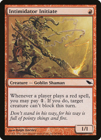 Intimidator Initiate [Shadowmoor] | Jomio and Rueliete's Cards and Comics