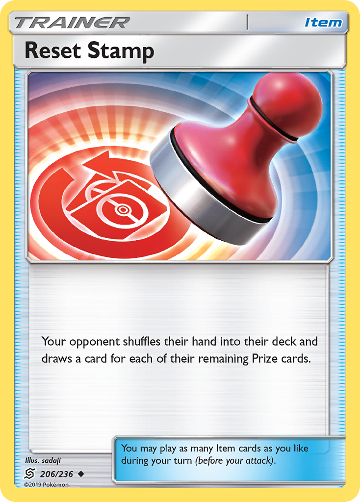 Reset Stamp (206/236) [Sun & Moon: Unified Minds] | Jomio and Rueliete's Cards and Comics