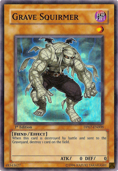 Grave Squirmer [DP07-EN008] Super Rare | Jomio and Rueliete's Cards and Comics