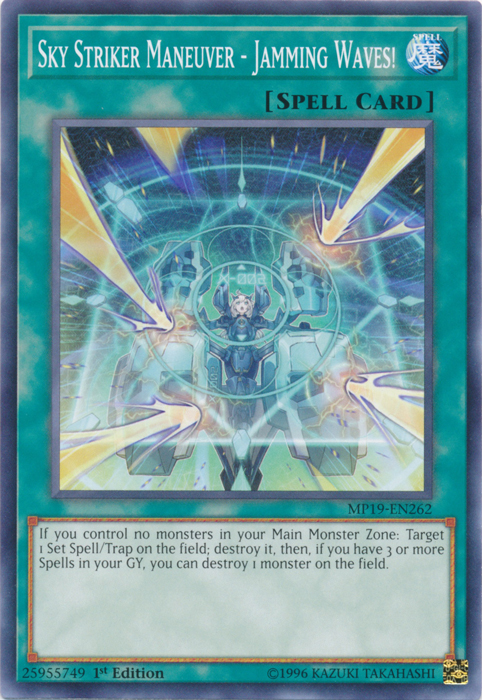 Sky Striker Maneuver - Jamming Waves! [MP19-EN262] Common | Jomio and Rueliete's Cards and Comics