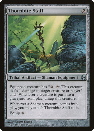 Thornbite Staff [Morningtide] | Jomio and Rueliete's Cards and Comics