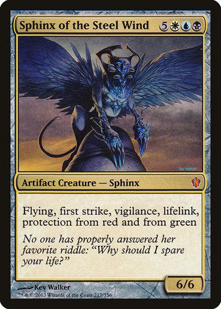 Sphinx of the Steel Wind [Commander 2013] | Jomio and Rueliete's Cards and Comics