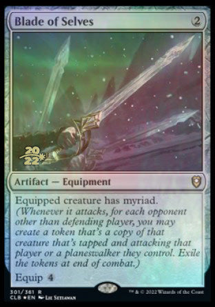Blade of Selves [Commander Legends: Battle for Baldur's Gate Prerelease Promos] | Jomio and Rueliete's Cards and Comics