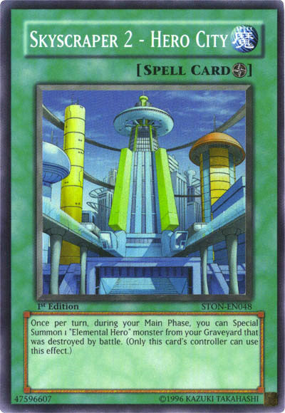 Skyscraper 2 - Hero City [STON-EN048] Super Rare | Jomio and Rueliete's Cards and Comics