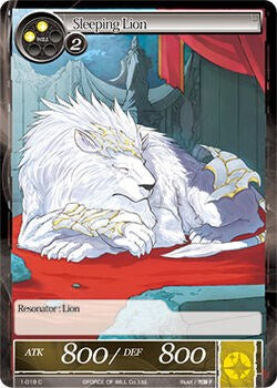 Sleeping Lion (1-019) [The Dawn of Valhalla] | Jomio and Rueliete's Cards and Comics