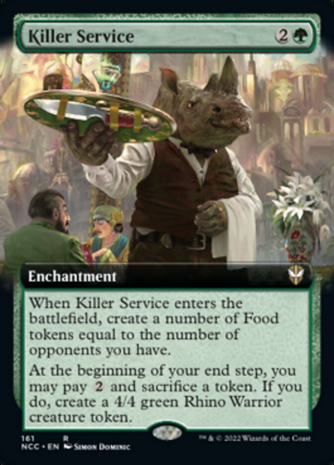 Killer Service (Extended Art) [Streets of New Capenna Commander] | Jomio and Rueliete's Cards and Comics