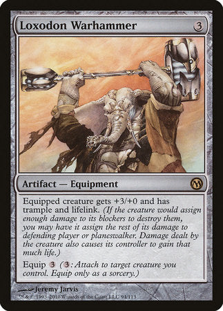 Loxodon Warhammer [Duels of the Planeswalkers] | Jomio and Rueliete's Cards and Comics