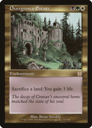 Overgrown Estate [Apocalypse] | Jomio and Rueliete's Cards and Comics