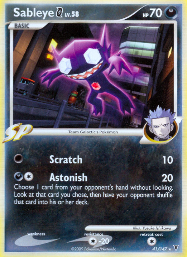 Sableye G (41/147) [Platinum: Supreme Victors] | Jomio and Rueliete's Cards and Comics