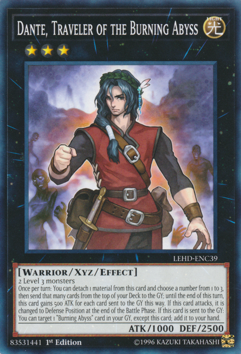 Dante, Traveler of the Burning Abyss [LEHD-ENC39] Common | Jomio and Rueliete's Cards and Comics