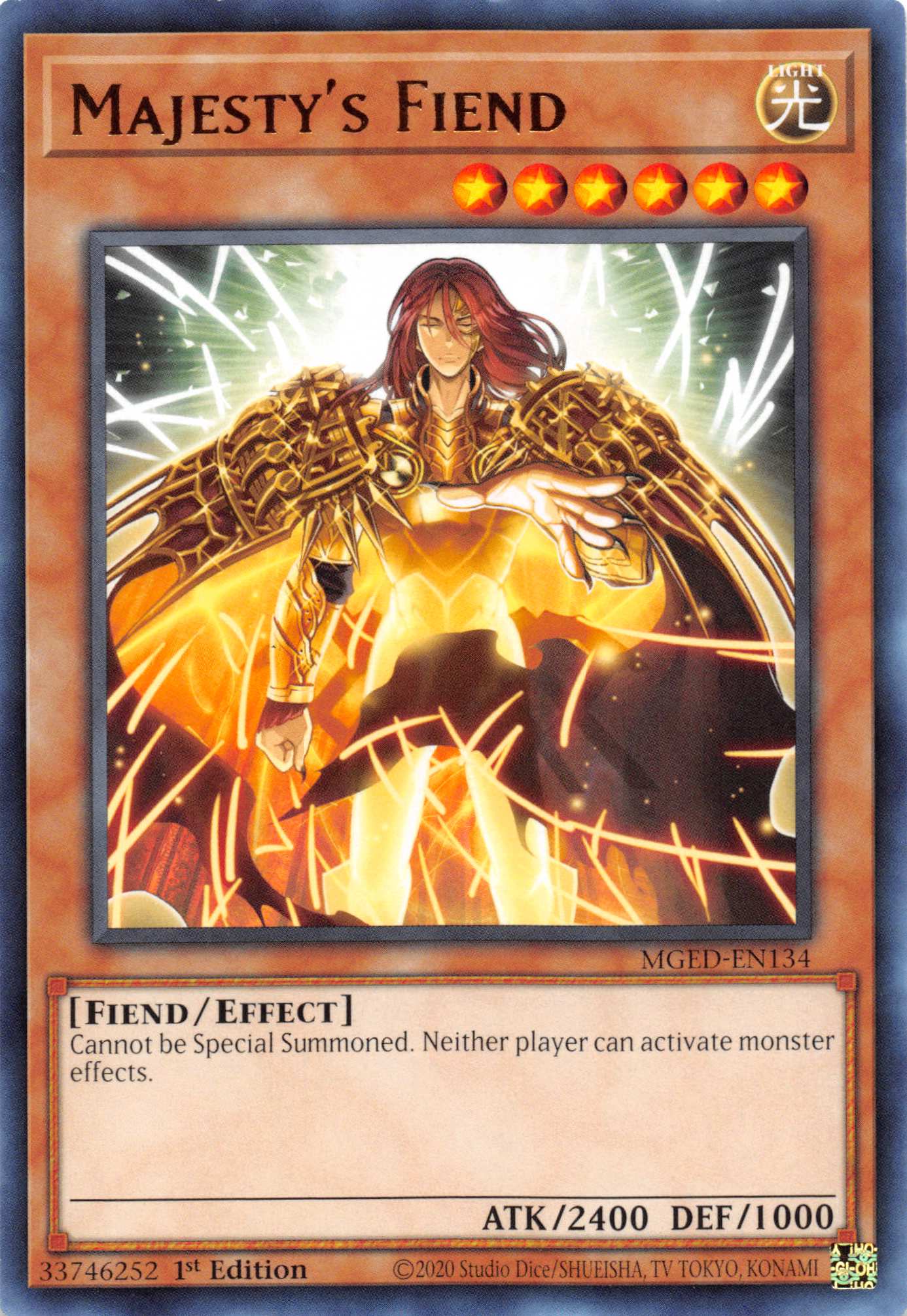 Majesty's Fiend [MGED-EN134] Rare | Jomio and Rueliete's Cards and Comics