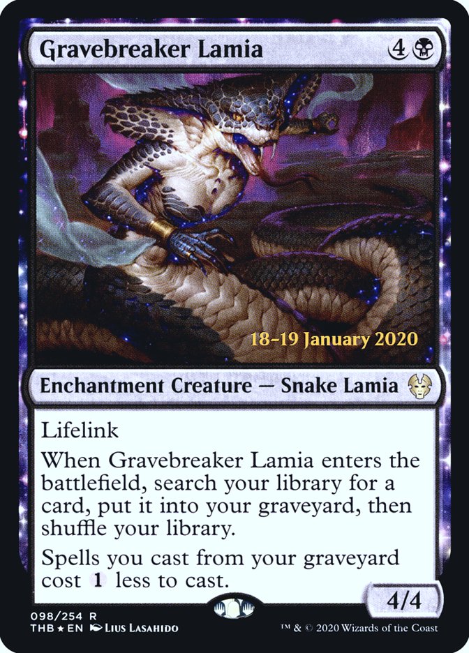 Gravebreaker Lamia [Theros Beyond Death Prerelease Promos] | Jomio and Rueliete's Cards and Comics