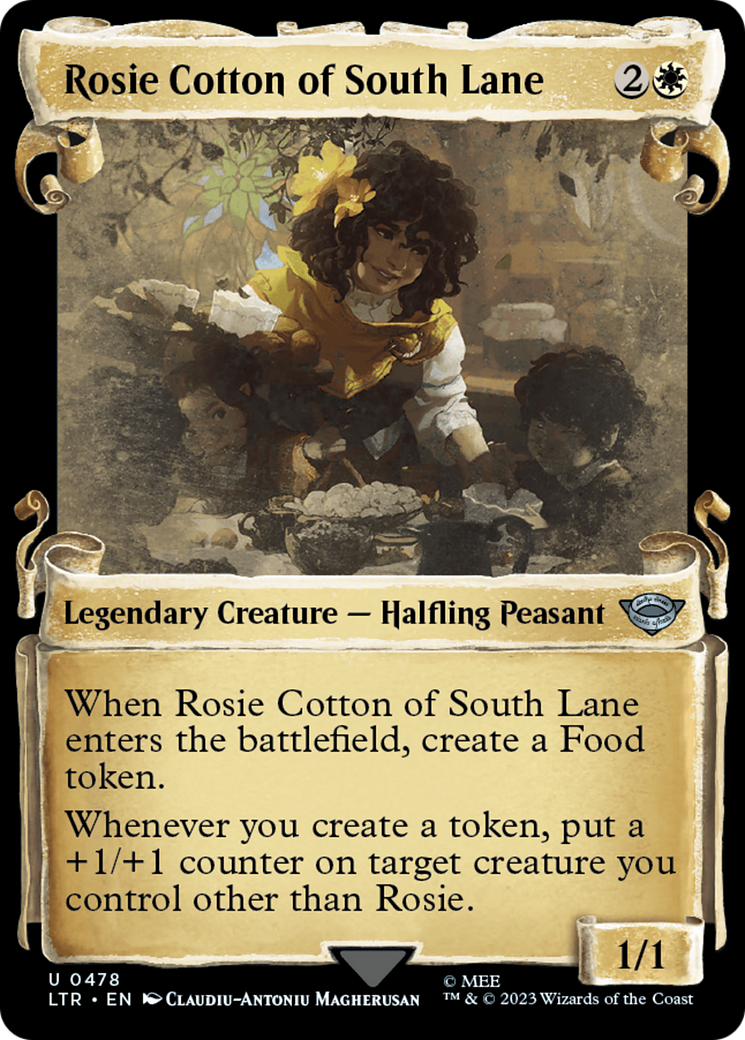 Rosie Cotton of South Lane [The Lord of the Rings: Tales of Middle-Earth Showcase Scrolls] | Jomio and Rueliete's Cards and Comics
