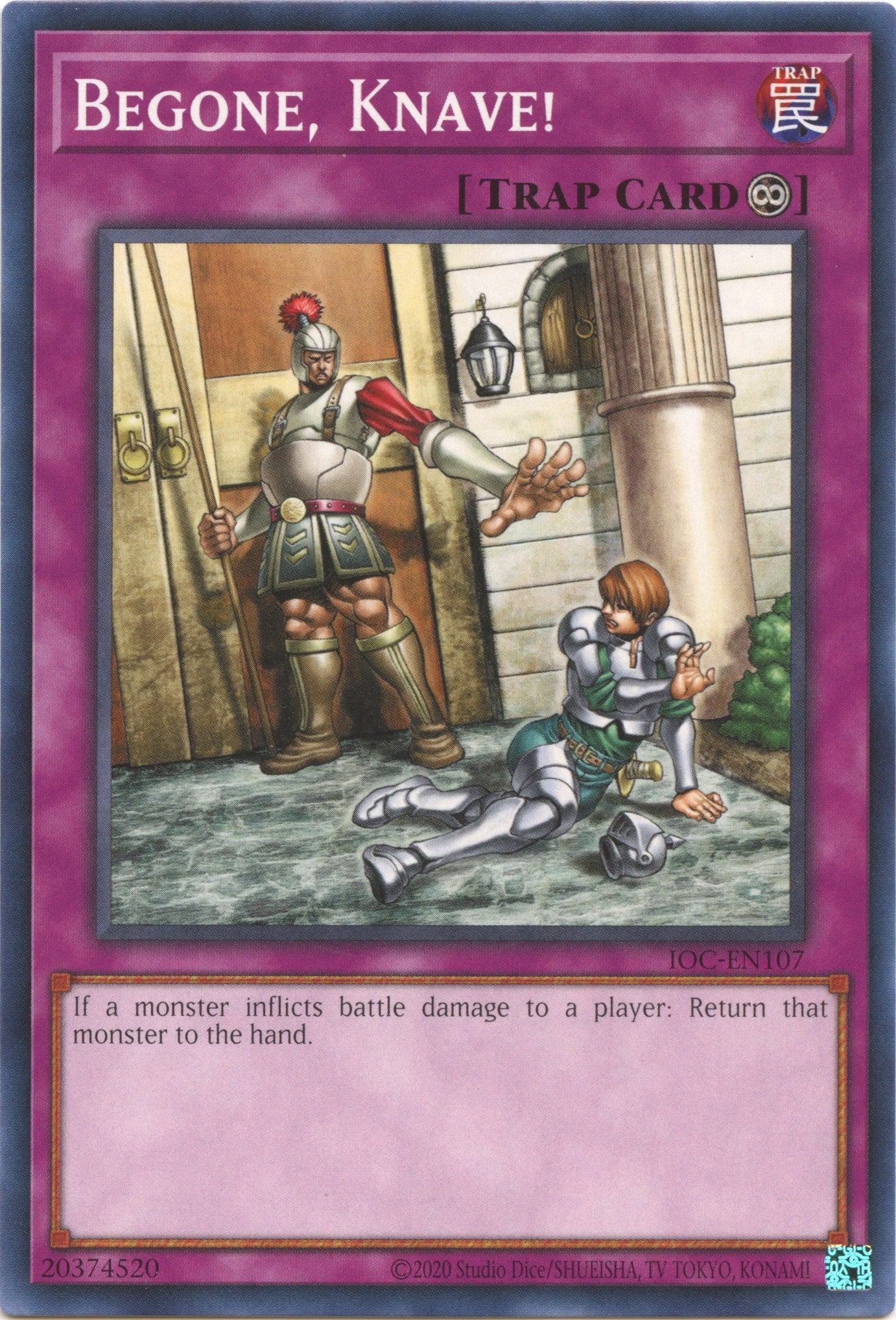 Begone, Knave! (25th Anniversary) [IOC-EN107] Common | Jomio and Rueliete's Cards and Comics
