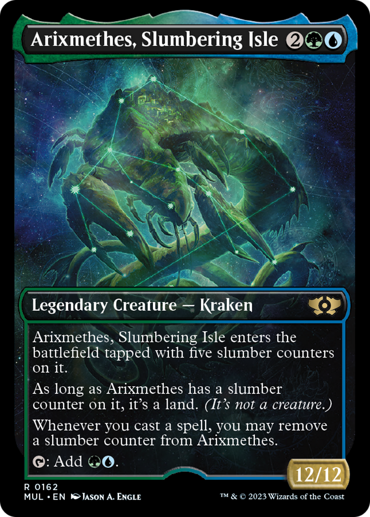 Arixmethes, Slumbering Isle (Halo Foil) [Multiverse Legends] | Jomio and Rueliete's Cards and Comics