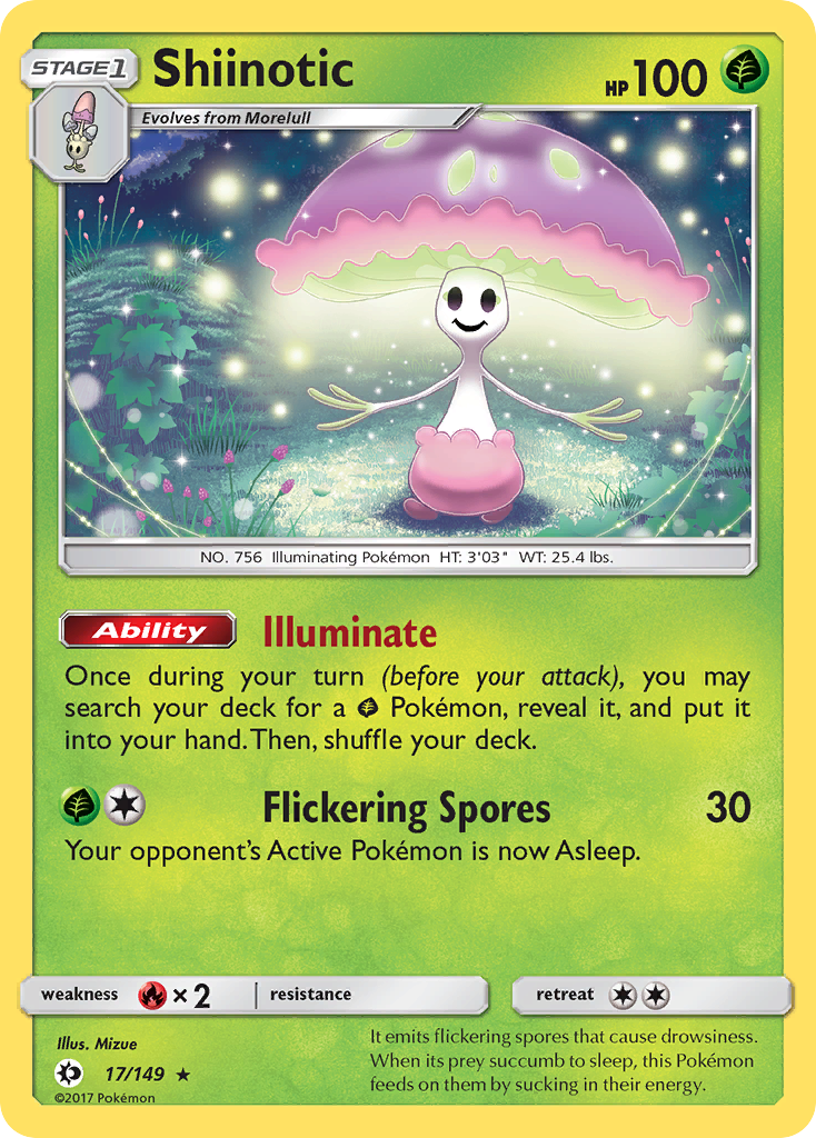 Shiinotic (17/149) [Sun & Moon: Base Set] | Jomio and Rueliete's Cards and Comics