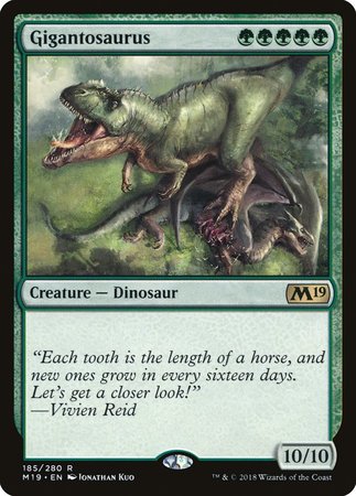 Gigantosaurus [Core Set 2019] | Jomio and Rueliete's Cards and Comics