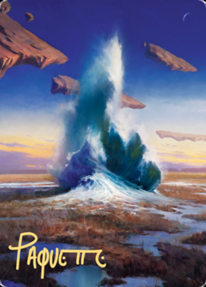 Flooded Strand Art Card (Gold-Stamped Signature) [Zendikar Rising Art Series] | Jomio and Rueliete's Cards and Comics