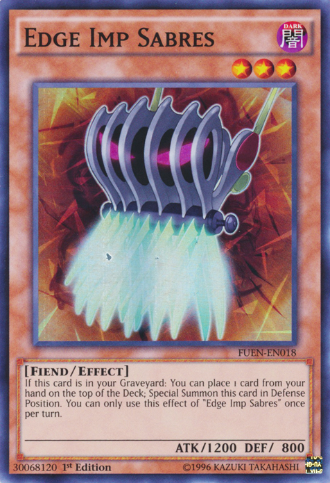 Edge Imp Sabres [FUEN-EN018] Super Rare | Jomio and Rueliete's Cards and Comics