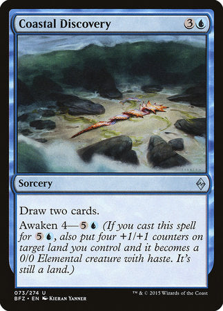 Coastal Discovery [Battle for Zendikar] | Jomio and Rueliete's Cards and Comics