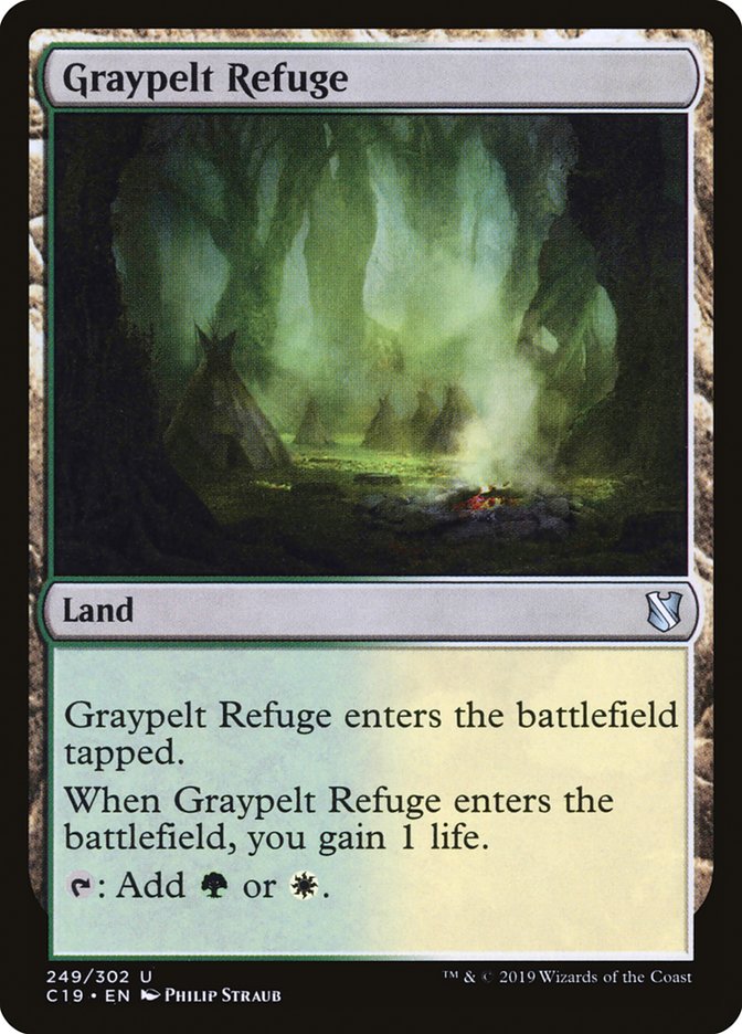 Graypelt Refuge [Commander 2019] | Jomio and Rueliete's Cards and Comics