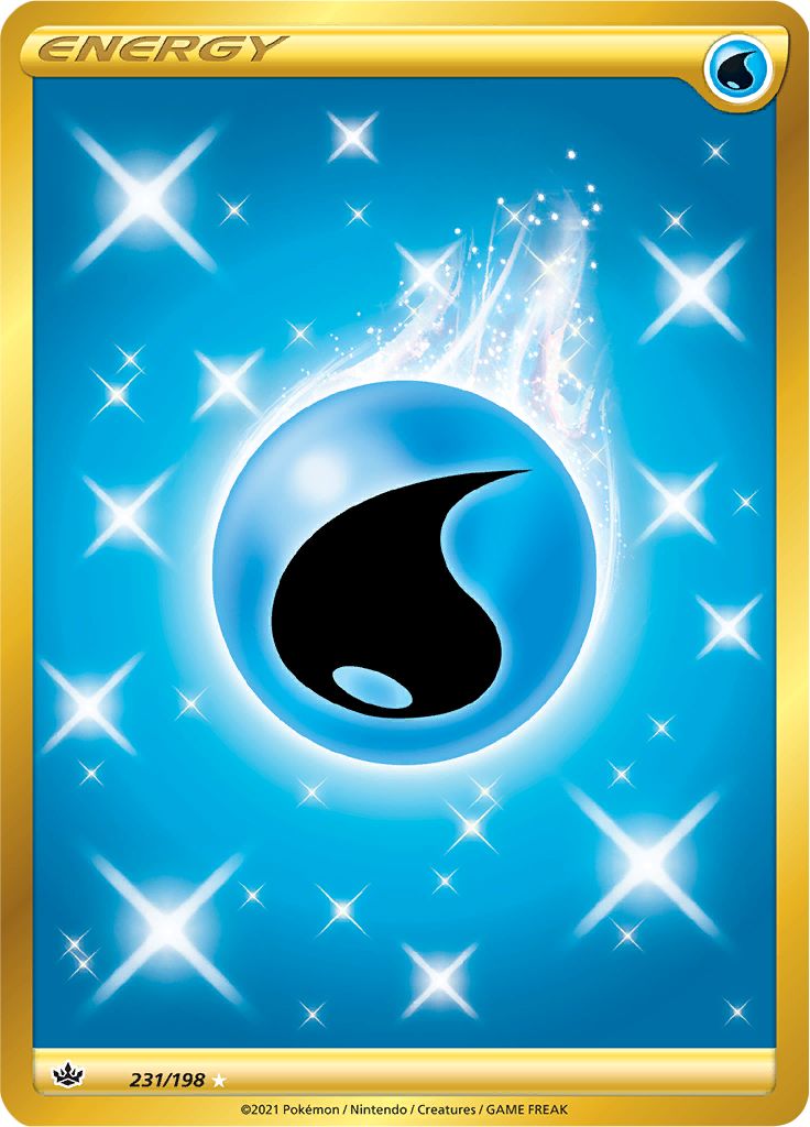 Water Energy (231/198) [Sword & Shield: Chilling Reign] | Jomio and Rueliete's Cards and Comics