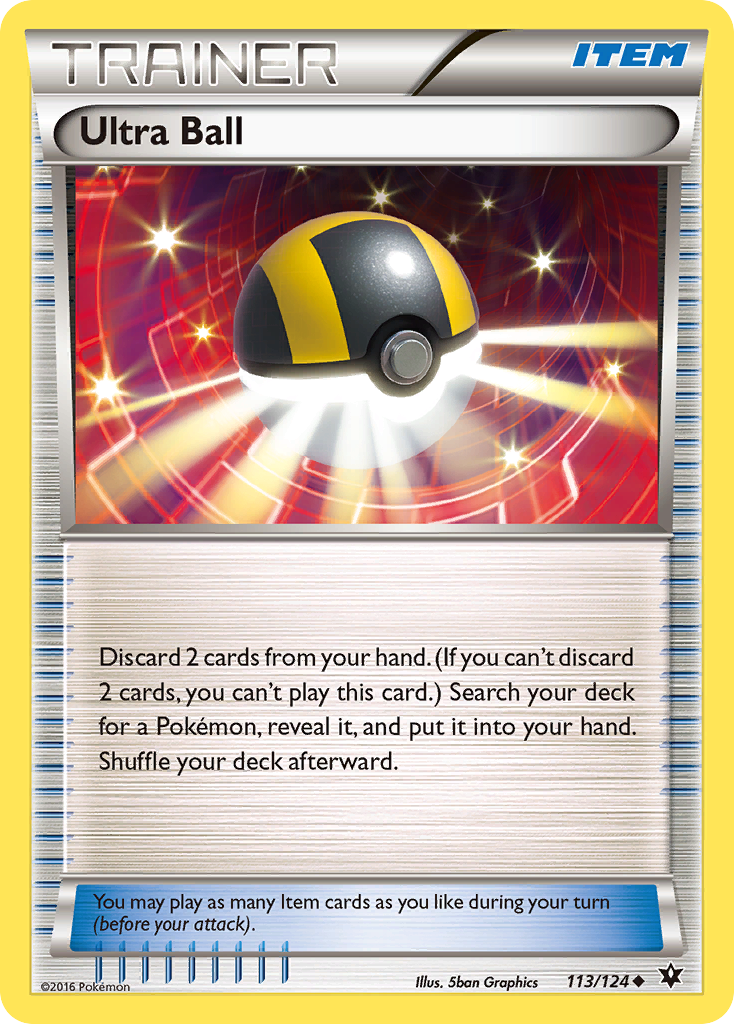 Ultra Ball (113/124) [XY: Fates Collide] | Jomio and Rueliete's Cards and Comics