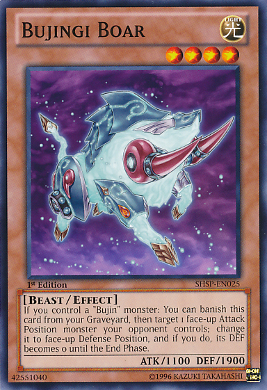Bujingi Boar [SHSP-EN025] Common | Jomio and Rueliete's Cards and Comics