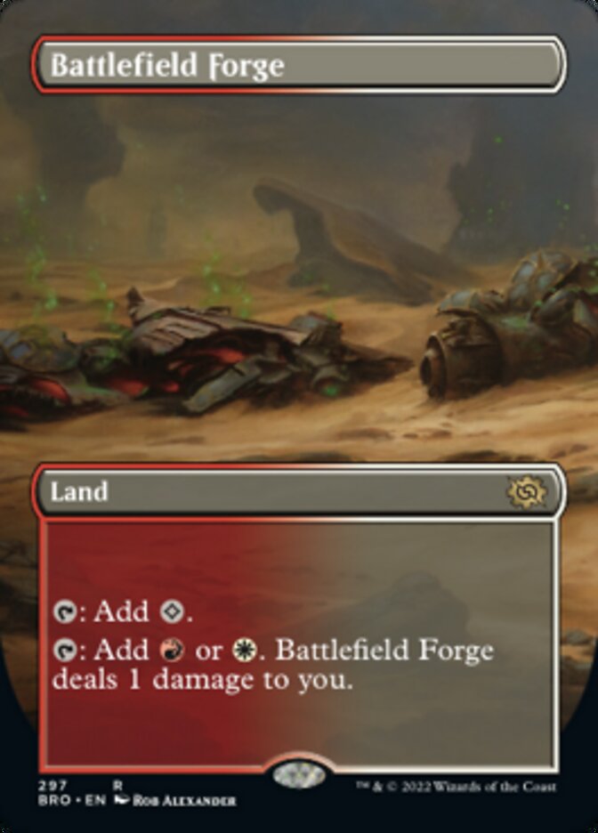 Battlefield Forge (Borderless Alternate Art) [The Brothers' War] | Jomio and Rueliete's Cards and Comics
