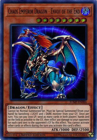 Chaos Emperor Dragon - Envoy of the End [JUMP-EN086] Ultra Rare | Jomio and Rueliete's Cards and Comics