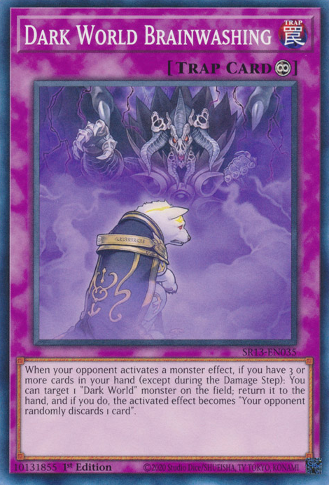Dark World Brainwashing [SR13-EN035] Common | Jomio and Rueliete's Cards and Comics