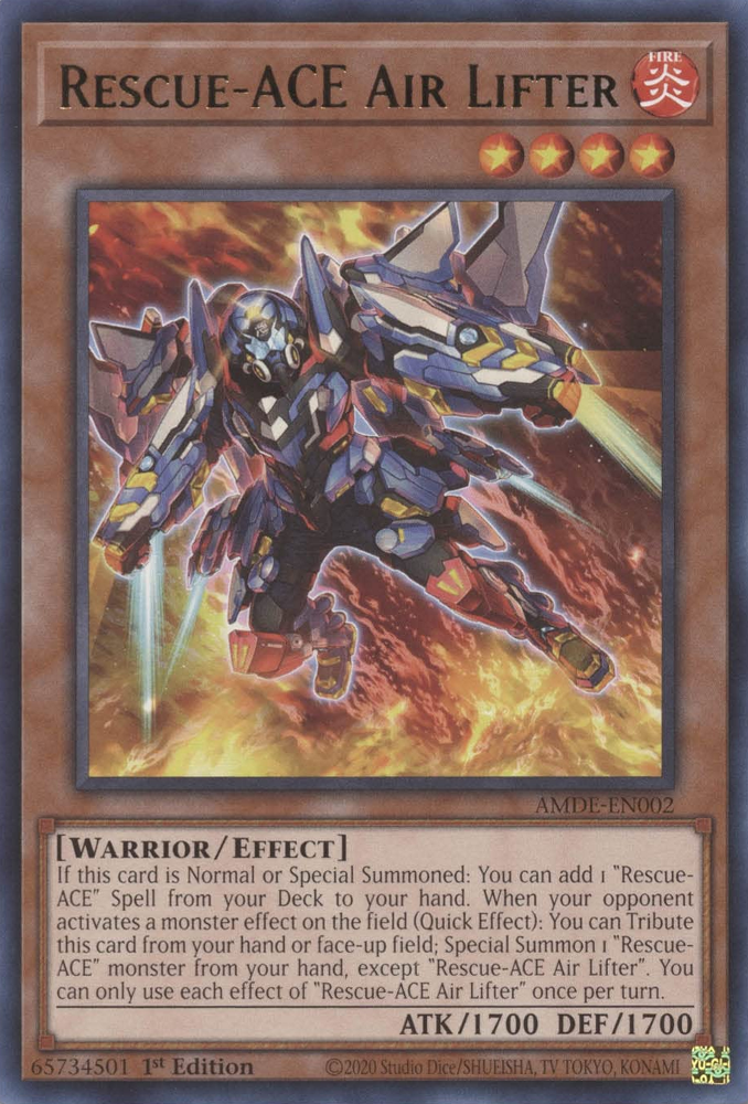 Rescue-ACE Air Lifter [AMDE-EN002] Rare | Jomio and Rueliete's Cards and Comics