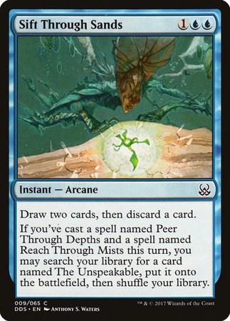 Sift Through Sands [Duel Decks: Mind vs. Might] | Jomio and Rueliete's Cards and Comics