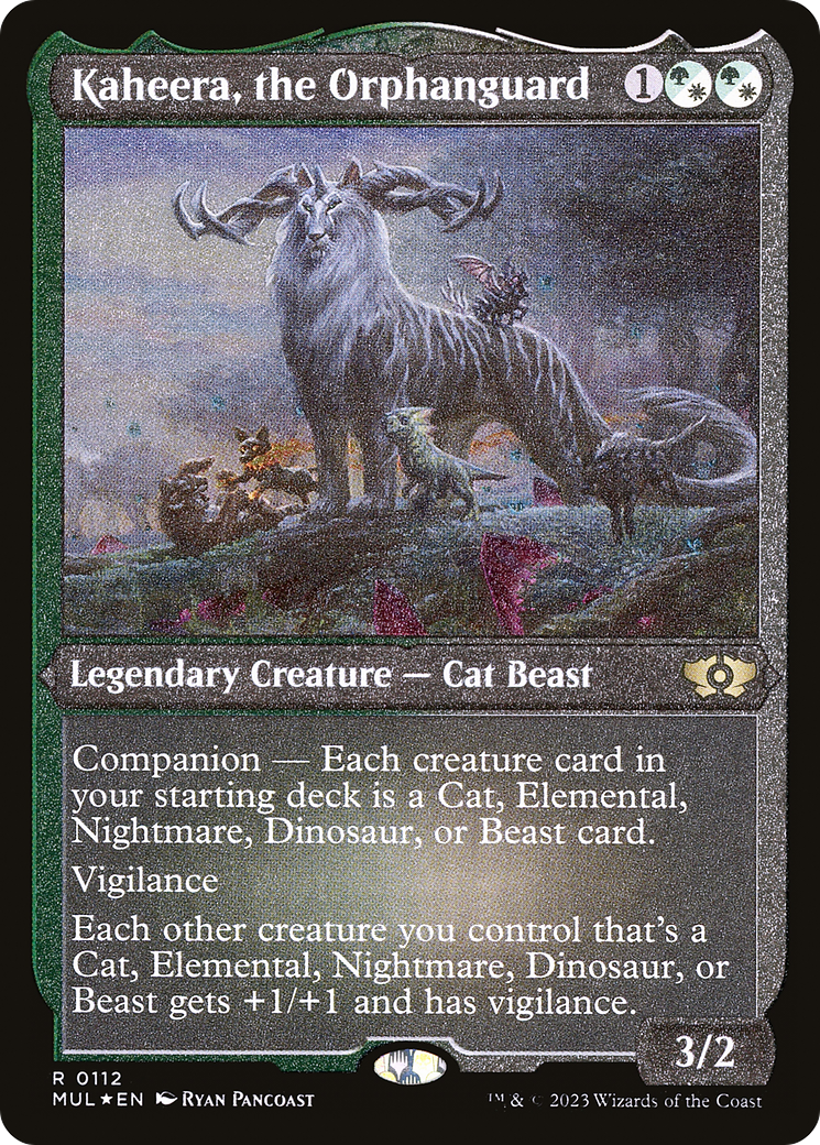 Kaheera, the Orphanguard (Foil Etched) [Multiverse Legends] | Jomio and Rueliete's Cards and Comics