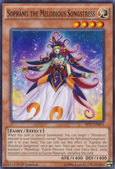 Soprano the Melodious Songstress [SP17-EN013] Common | Jomio and Rueliete's Cards and Comics