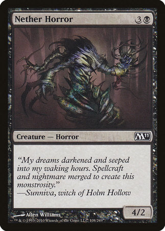 Nether Horror [Magic 2011] | Jomio and Rueliete's Cards and Comics