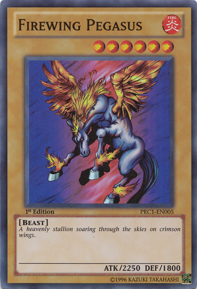 Firewing Pegasus [PRC1-EN005] Super Rare | Jomio and Rueliete's Cards and Comics