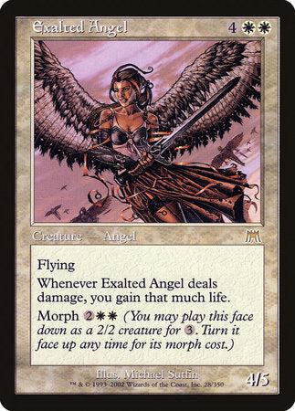 Exalted Angel [Onslaught] | Jomio and Rueliete's Cards and Comics