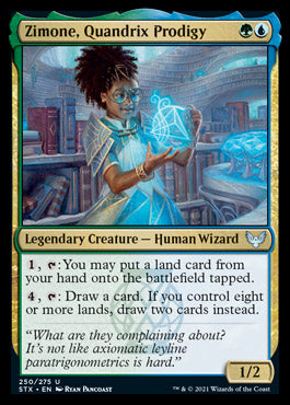 Zimone, Quandrix Prodigy [Strixhaven: School of Mages] | Jomio and Rueliete's Cards and Comics