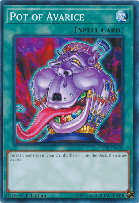 Pot of Avarice [SDSH-EN031] Common | Jomio and Rueliete's Cards and Comics